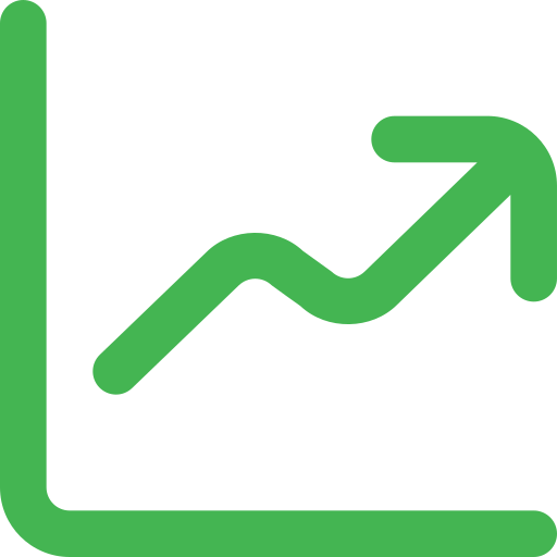 chart-line-up Full system scans with live data reporting chart line up icon